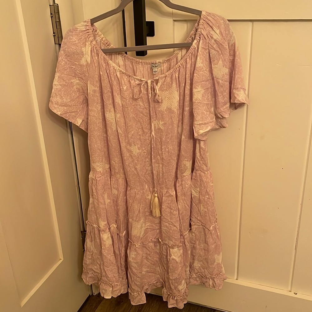Midi Dress /Bath suit cover up, lavender color -Blu Halo Boutique
